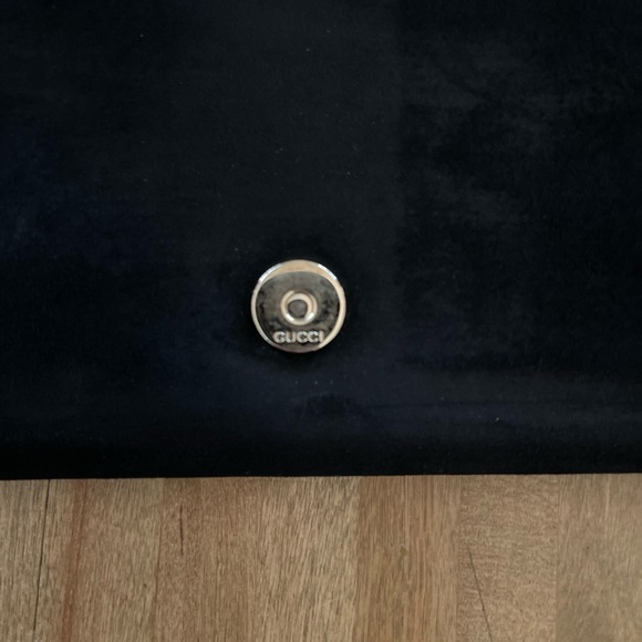 Gucci Suede Crystal Broadway Clutch - Picture 7 of 10